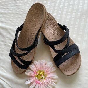 Crocs ladies wedge sandals